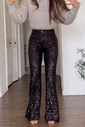 Heididress High Rise Sequin Bell Bottom Pants