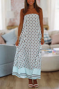 Heididress Strapless Color Block Loose Fit Maxi Dress