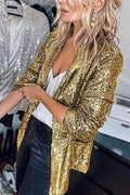 Heididress Fashion Style Open Front Sequin Cardigans