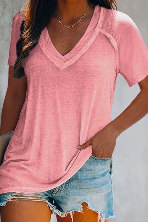 Heididress Debi V Neck Short Sleeve T Shirt