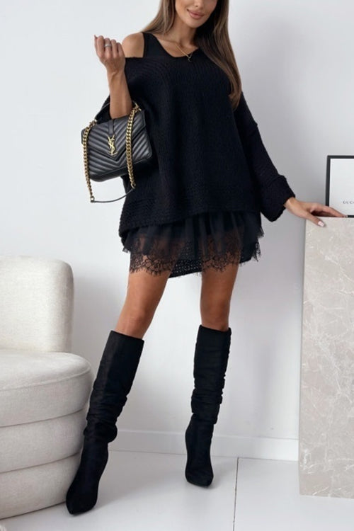 Sleeveless Patchwork Ruffle Hem Mini Matching Dress