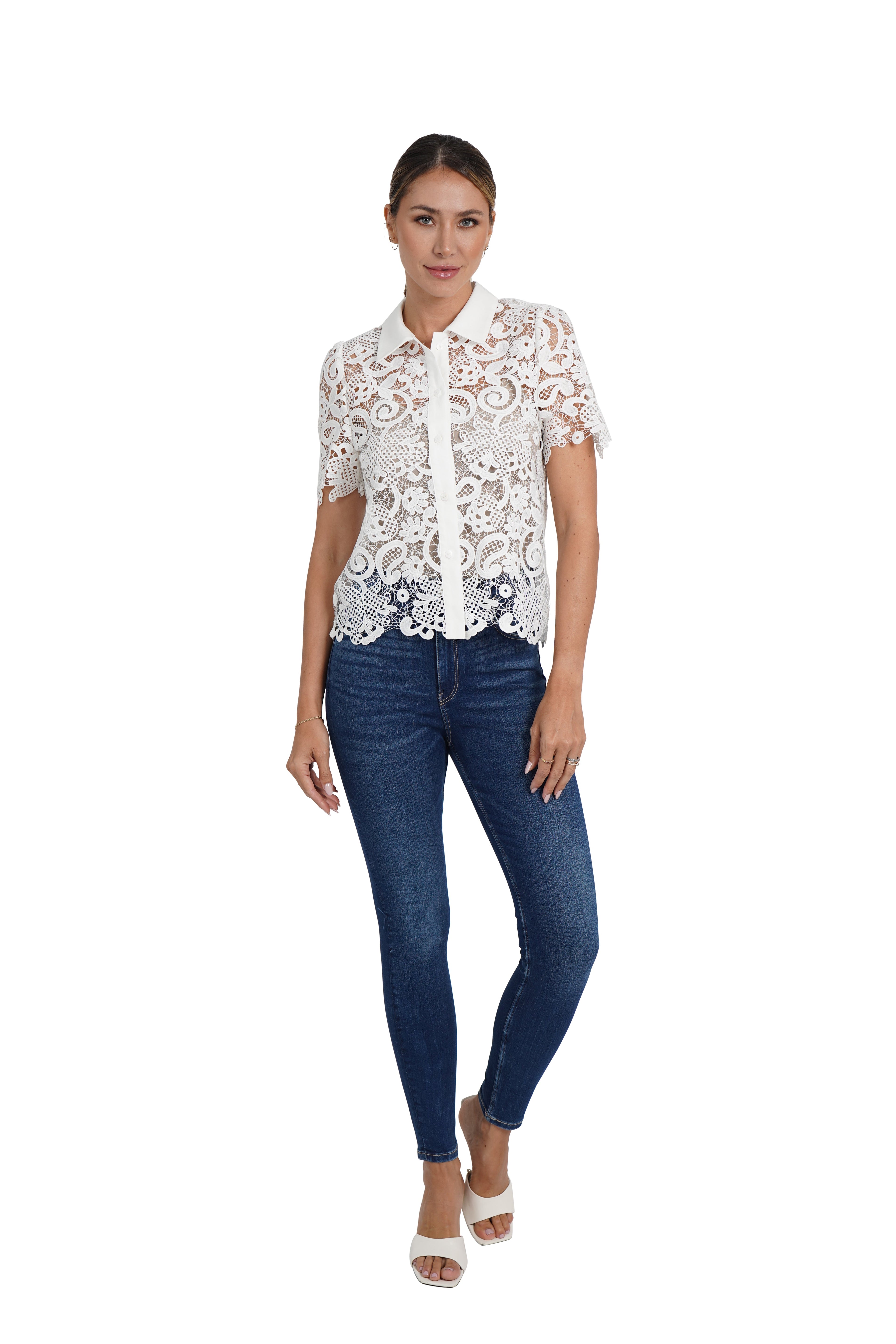 Amy Lace Top
