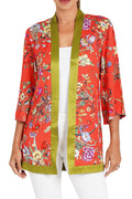 Thomas Floral Open Front Kimono