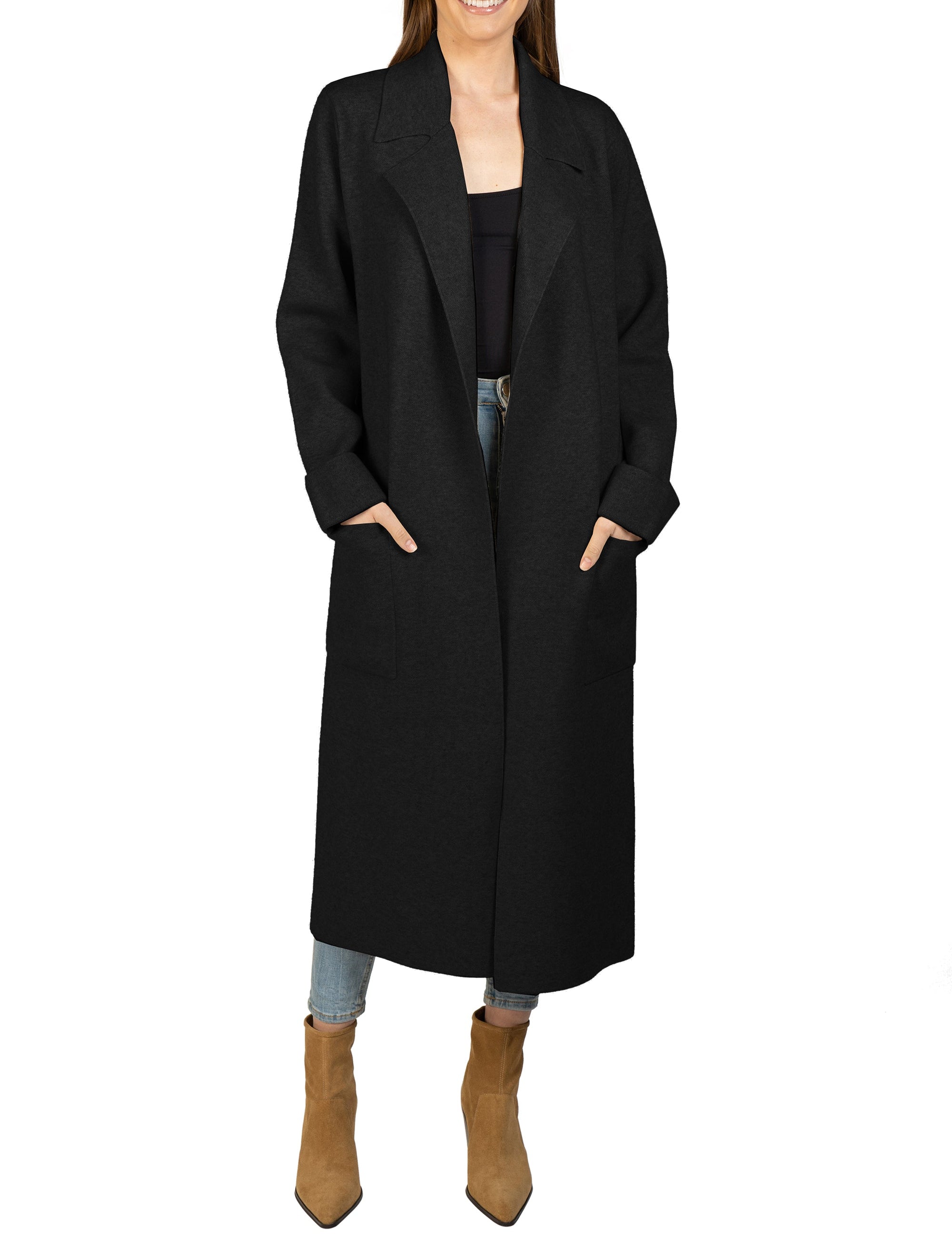 Long Knitted Dressy Cardigan