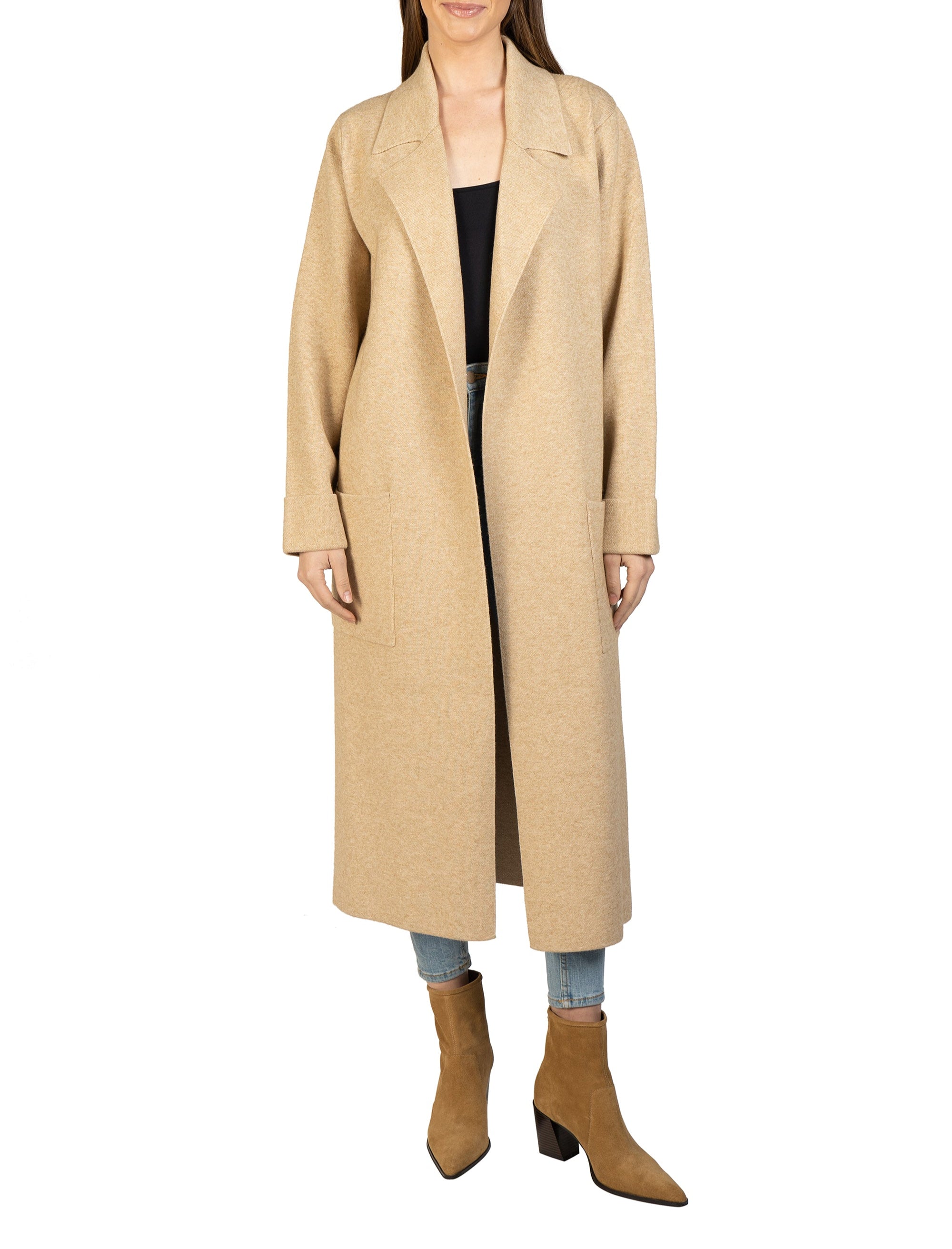 Long Knitted Dressy Cardigan