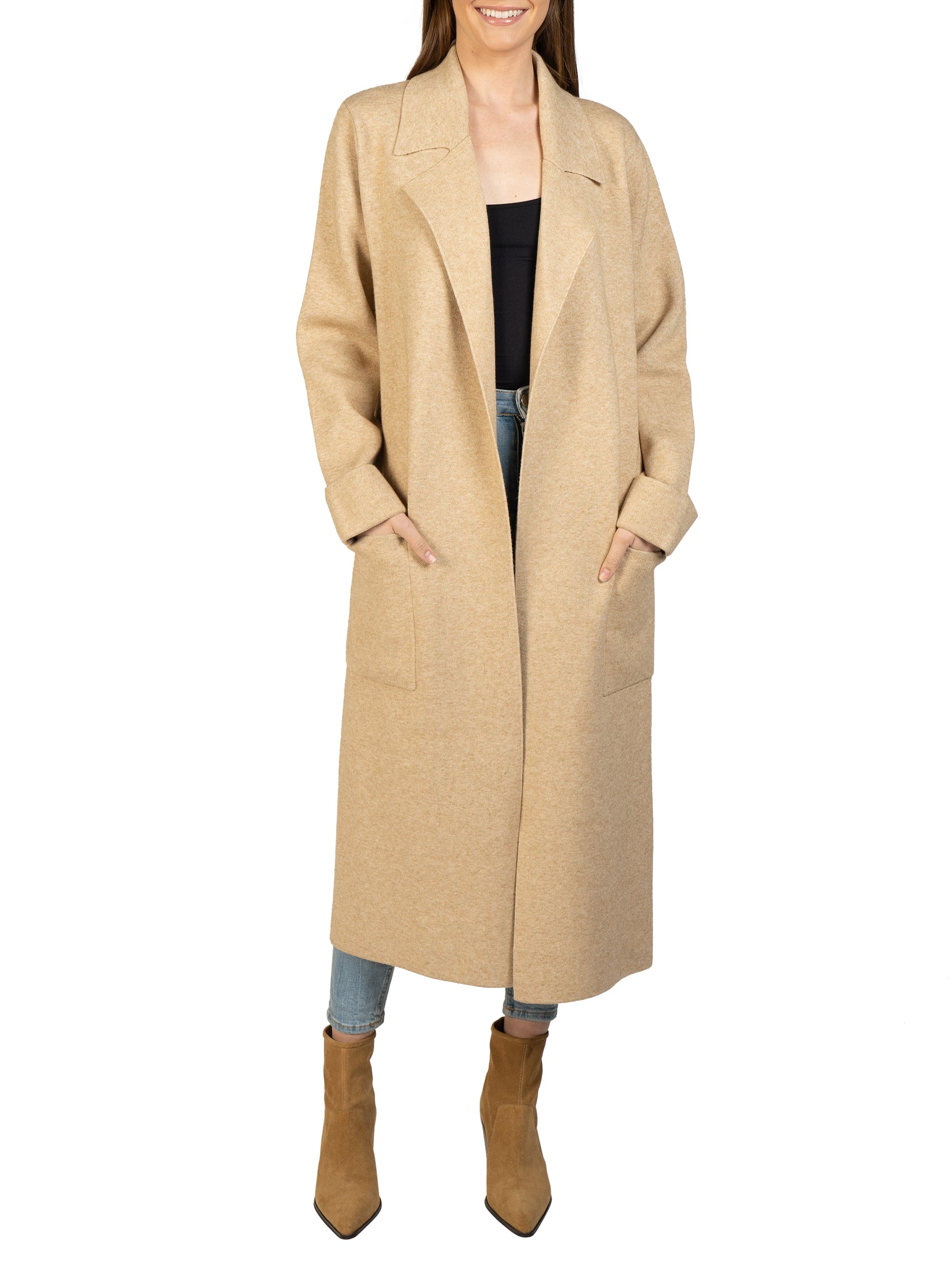 Long Knitted Dressy Cardigan