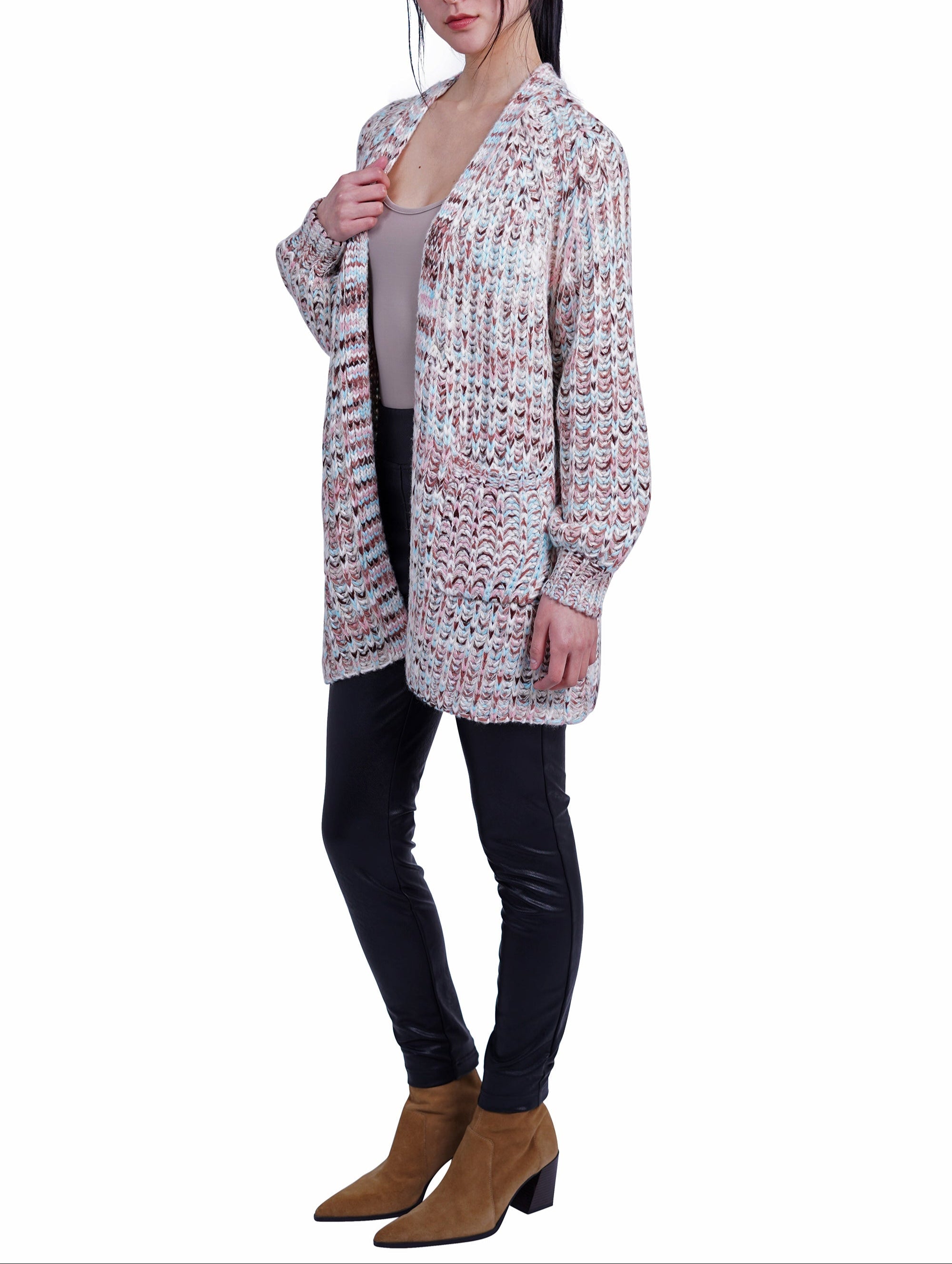 Gloria Open Front Cardigan