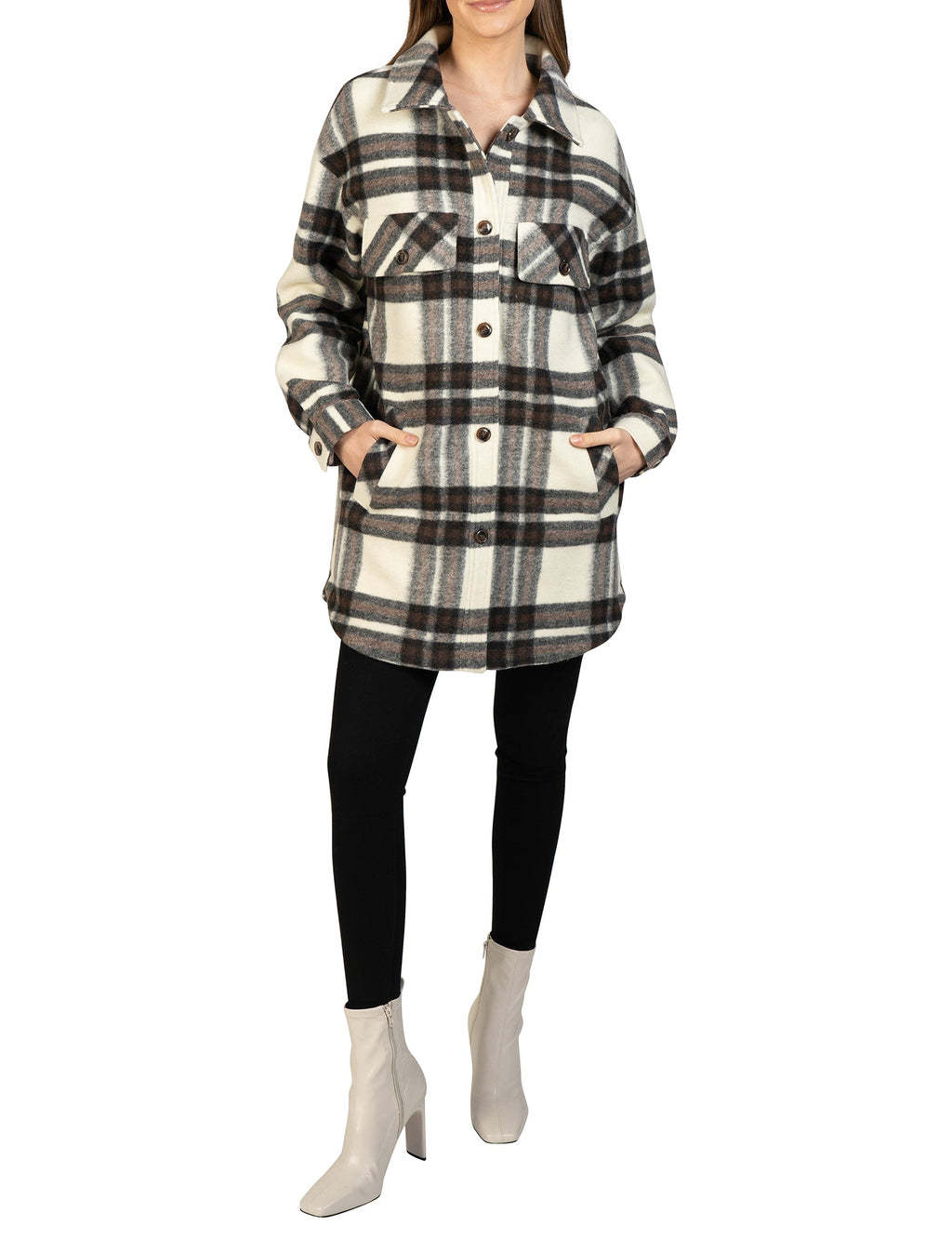Lightweight Plaid Shacket