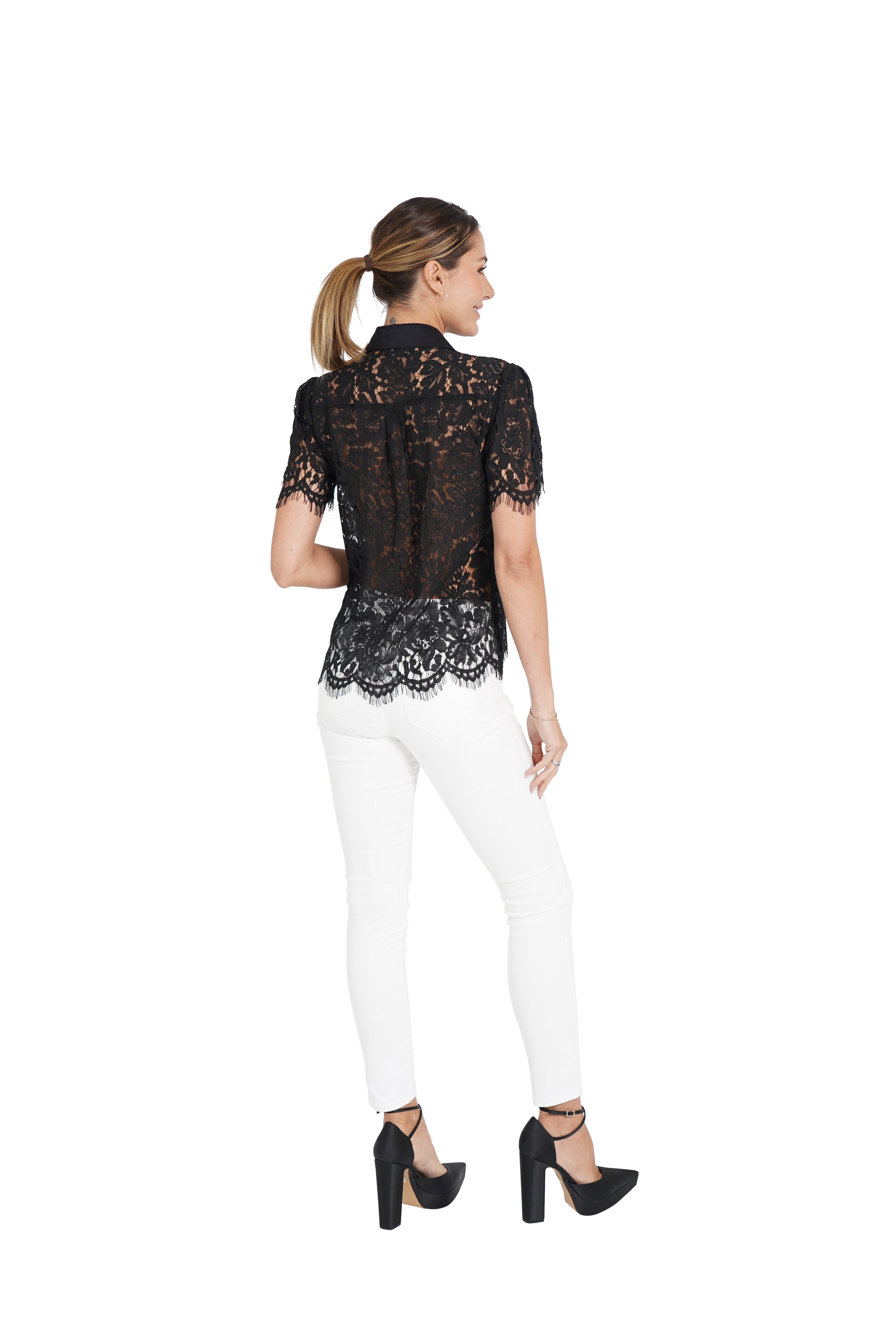 Mel Lace Top
