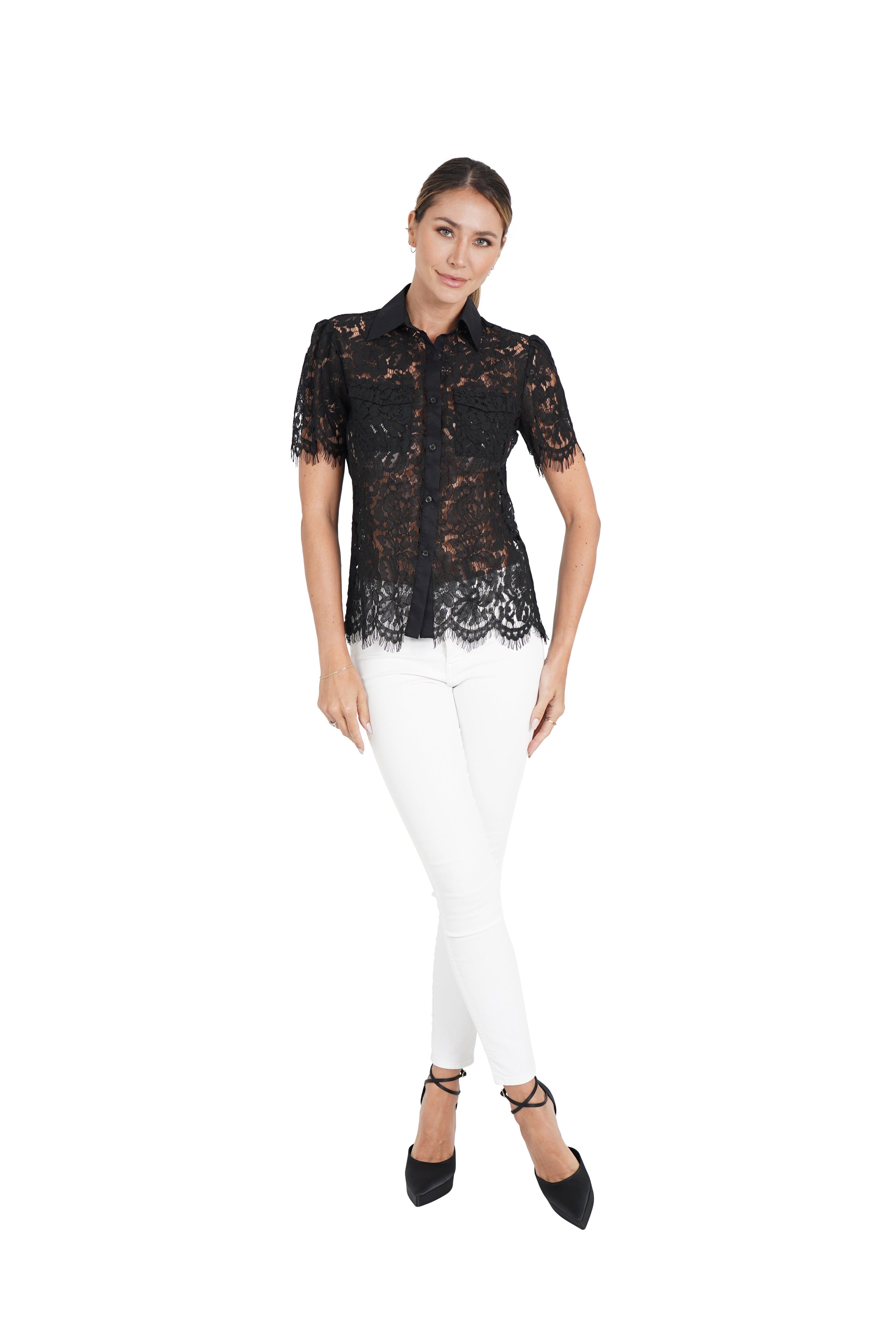 Mel Lace Top