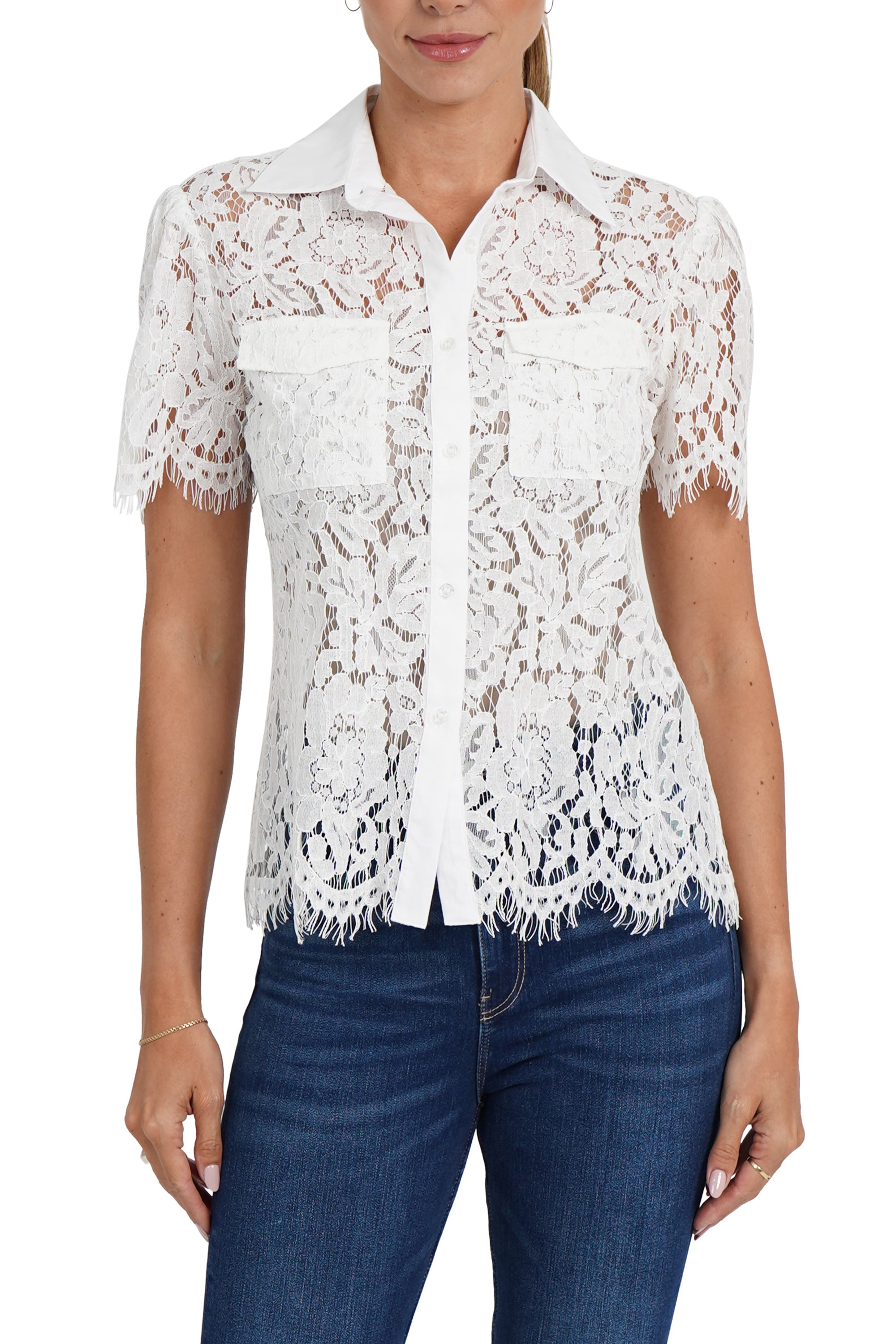 Mel Lace Top