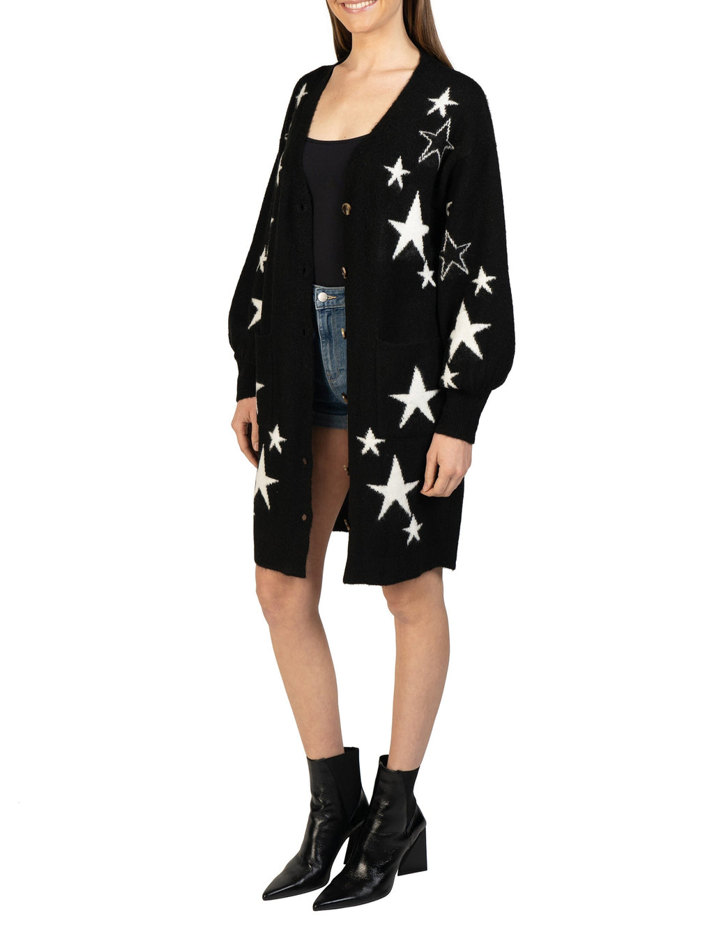 Star Knitted Cardigan