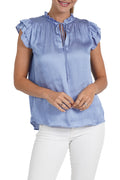 Agatha Ruffle Sleeve Top