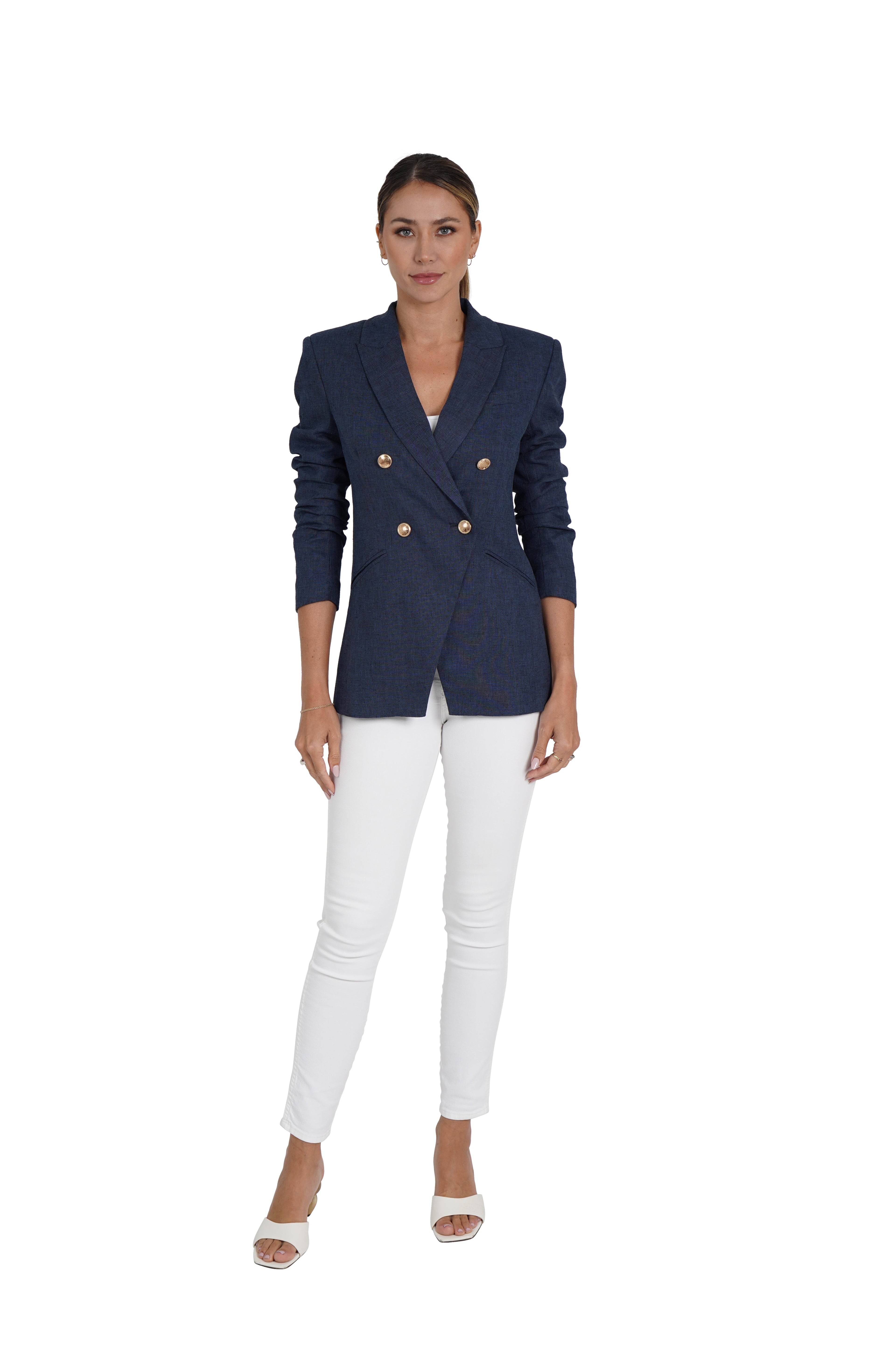 Bessie Linen Blend Blazer