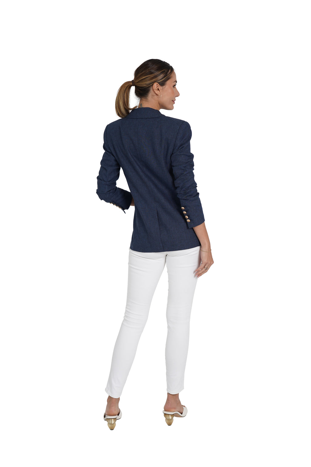 Bessie Linen Blend Blazer
