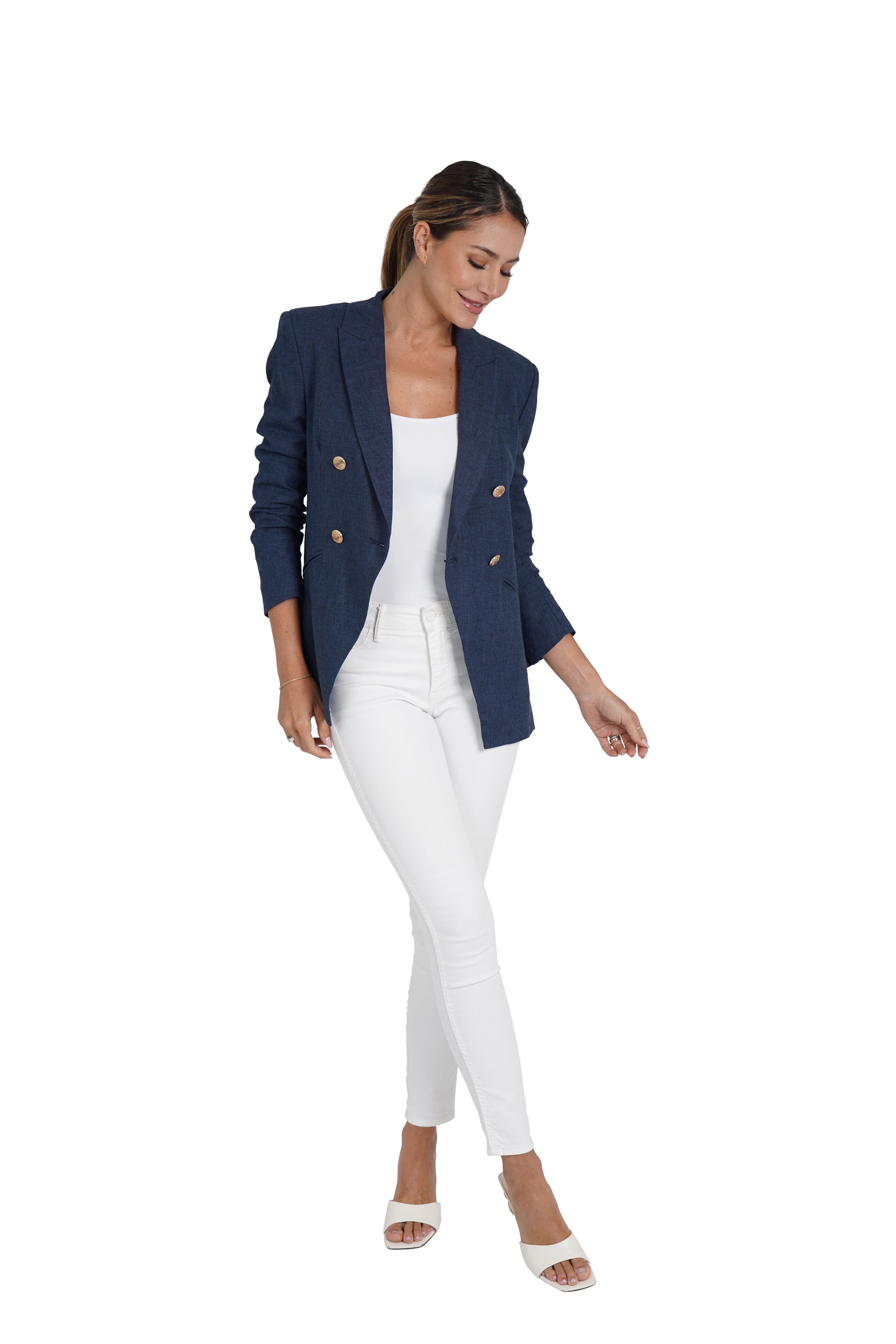 Bessie Linen Blend Blazer