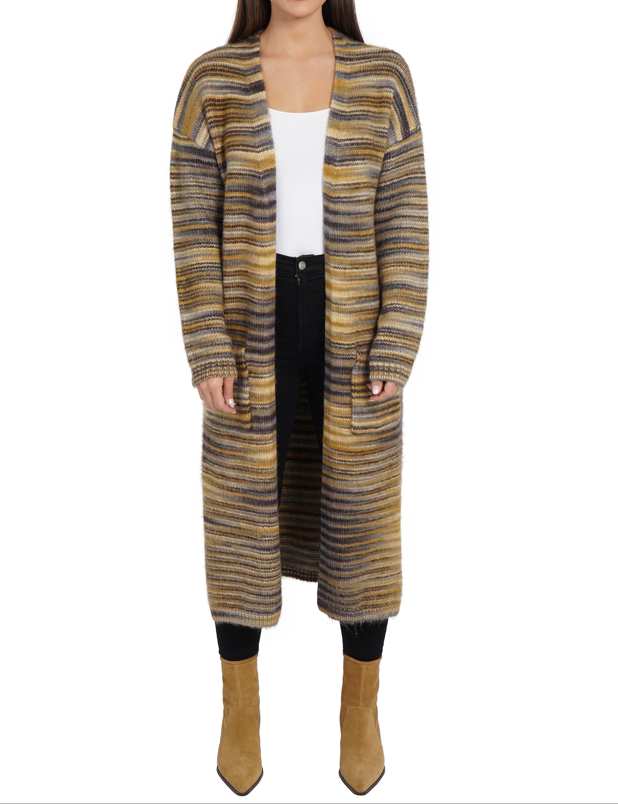 Pam Open Front Cardigan