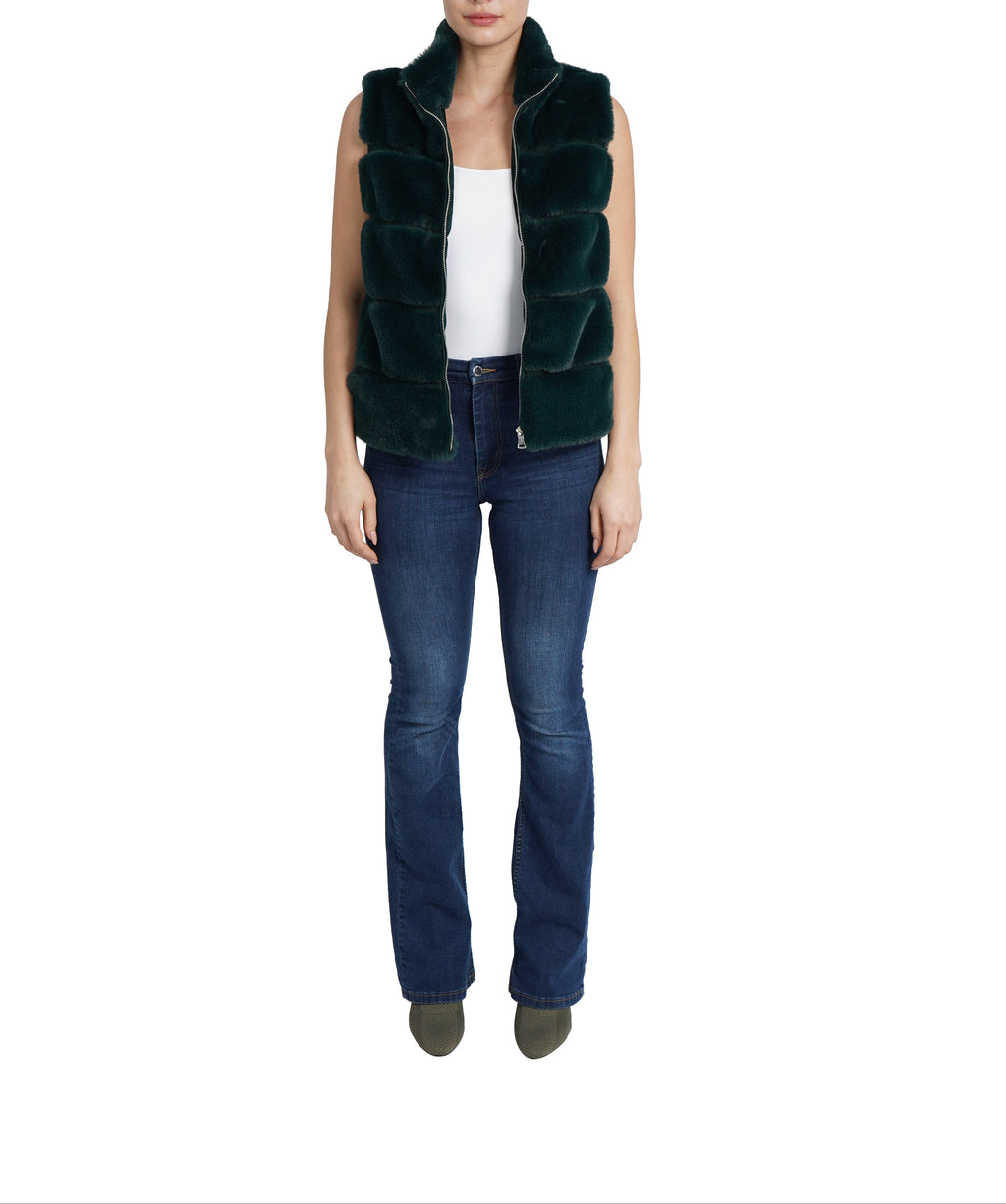 Vince Faux Fur Vest