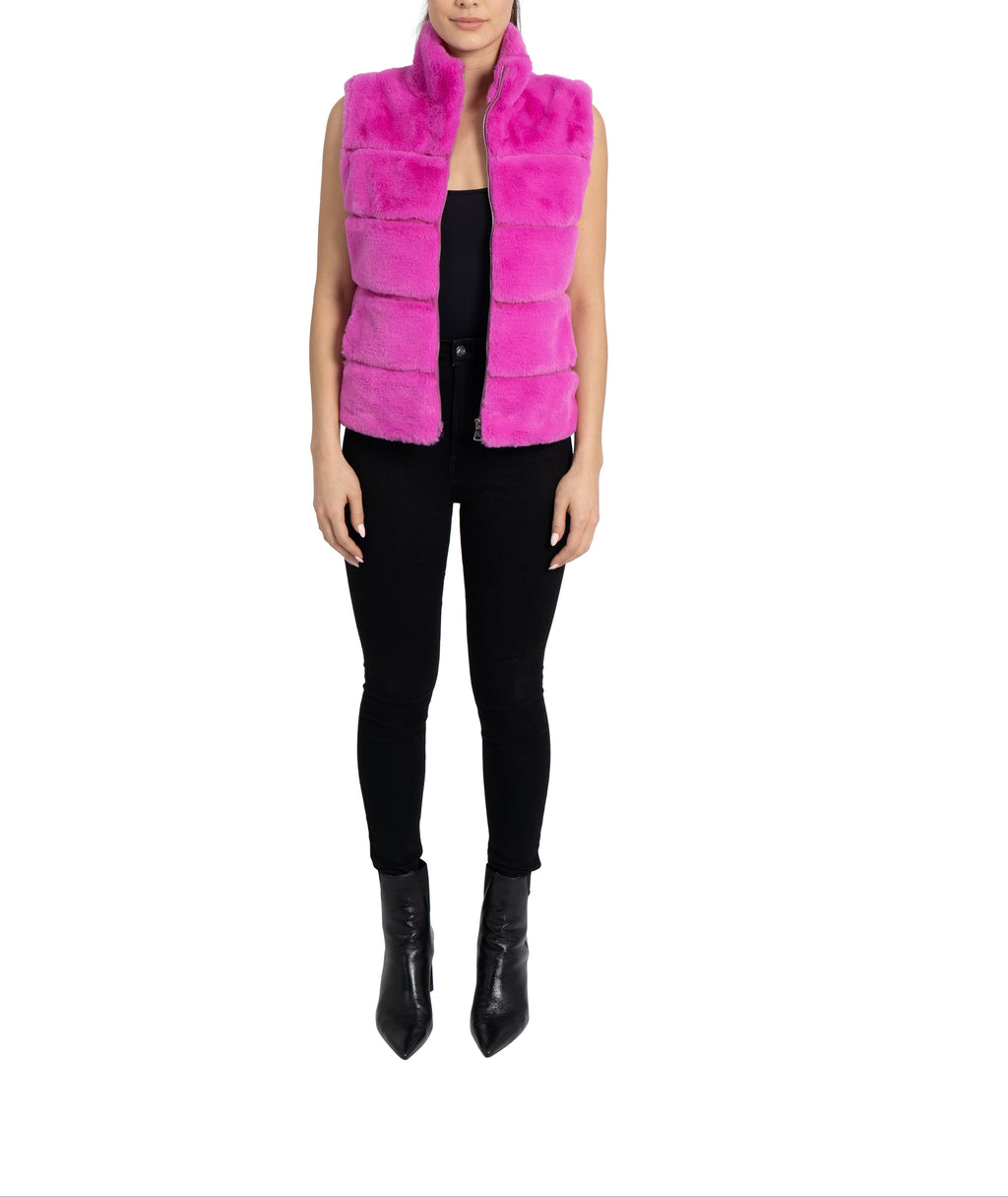 Vince Faux Fur Vest