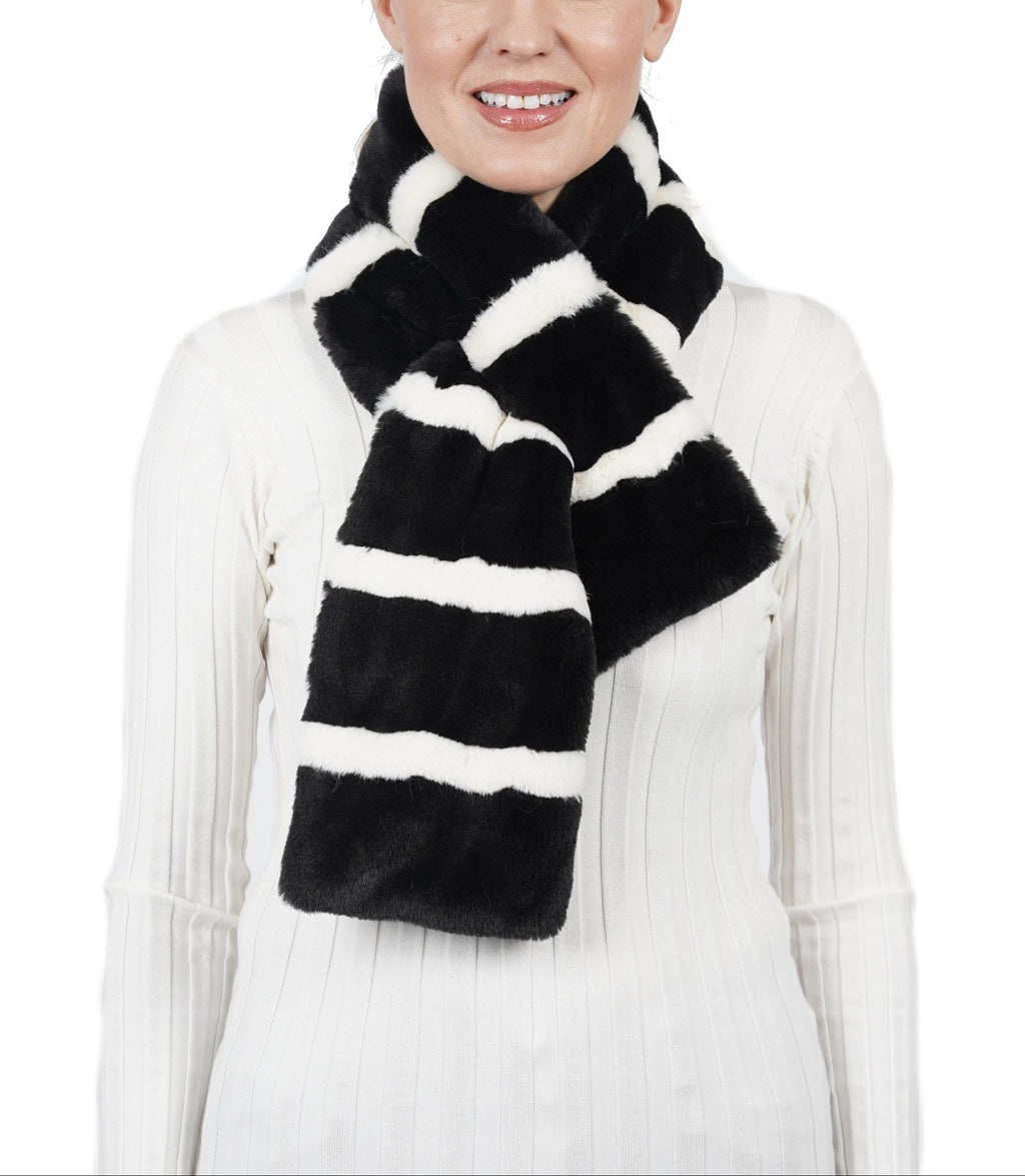 Jay Faux Fur Pull-Through Scarf