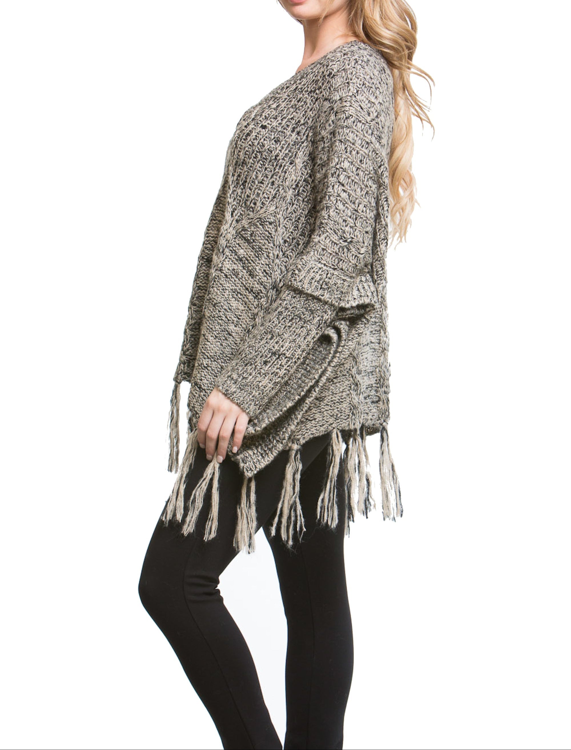 Tassel Trim Sweater