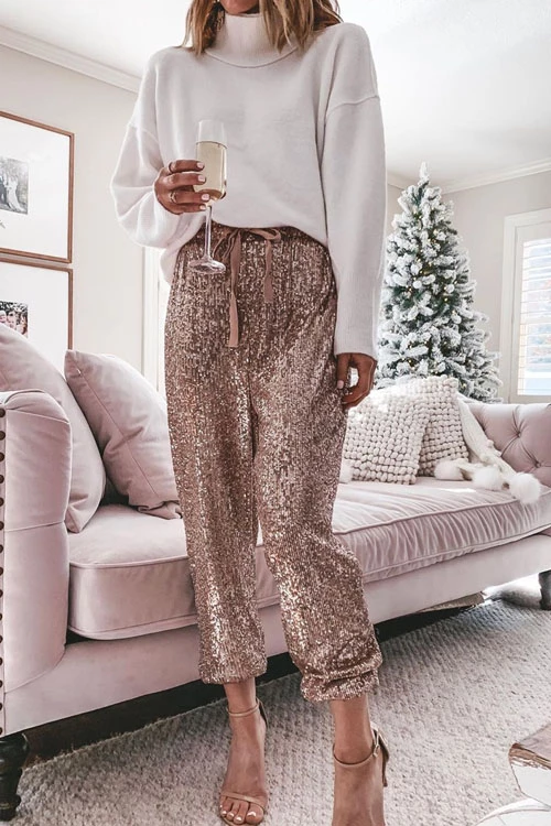 Heididress Stylish Festive Party Sequin Pants