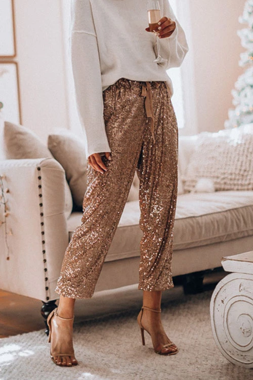 Heididress Stylish Festive Party Sequin Pants