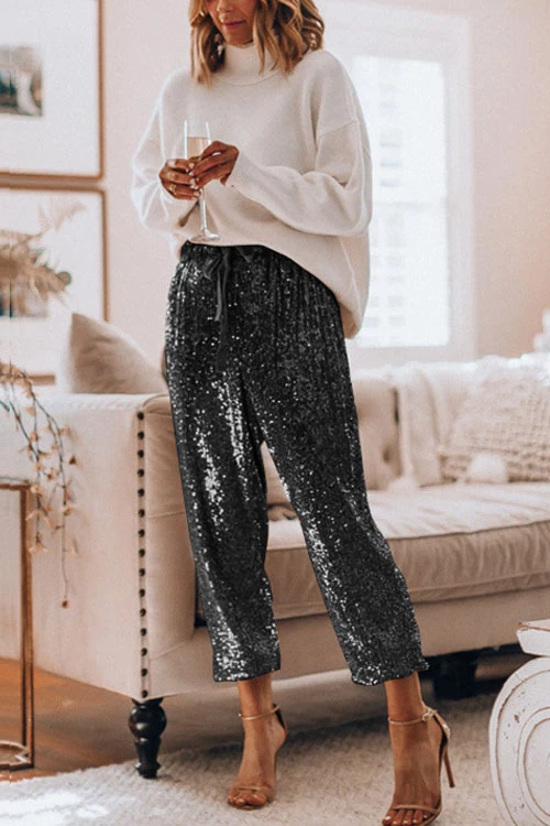 Heididress Stylish Festive Party Sequin Pants
