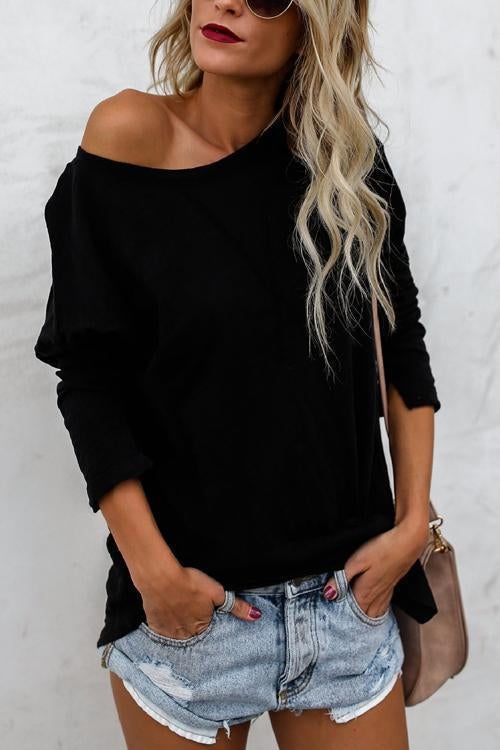 Heididress Long Sleeve Plain T-shirt