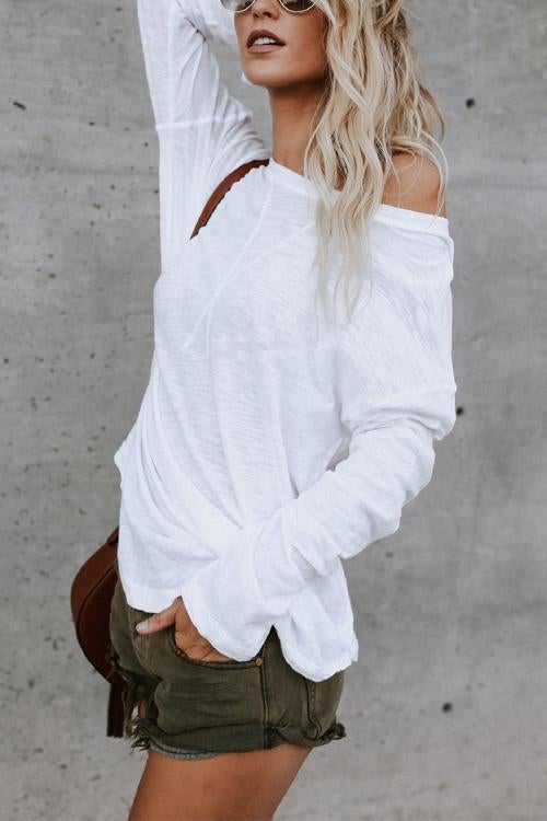 Heididress Long Sleeve Plain T-shirt